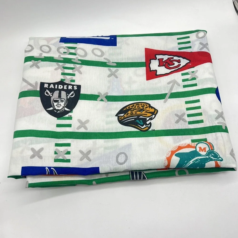 NFL Teams All Over Print Twin Flat Sheet The Bribb Company Made In USA Football‎